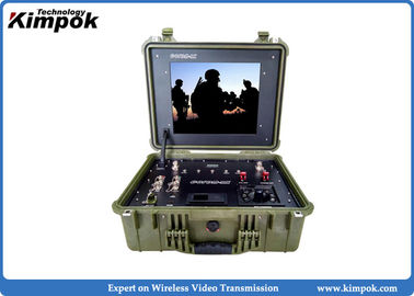 China Tactical Wireless COFDM Video Receiver with 17 inch LCD Screen Ground Control Station supplier